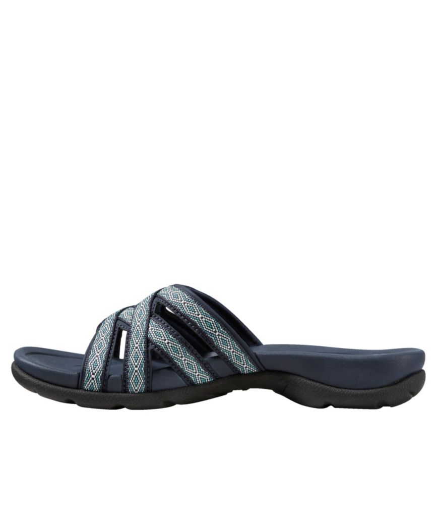 Women's Boothbay Slide Sandals, Print, Blue Green Geo, small image number 2