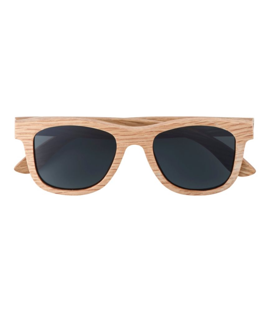 L.L.Bean Northwoods Polarized Wooden Sunglasses, Oak Wood/Hedge, small image number 2