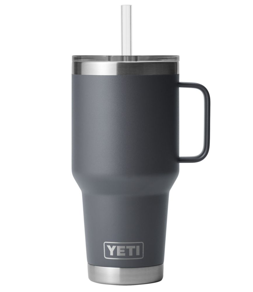 Rambler 35oz Straw Mug in Black by YETI