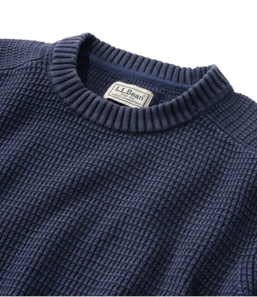 Men's Textured Washed Cotton Sweaters