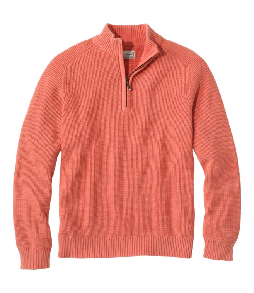 Men's Textured Washed Cotton Sweaters