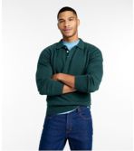 Men's Wicked Soft Cotton/Cashmere Sweater, Rugby Polo