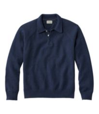 Men's Premium Double L Polo, Long-Sleeve Without Pocket