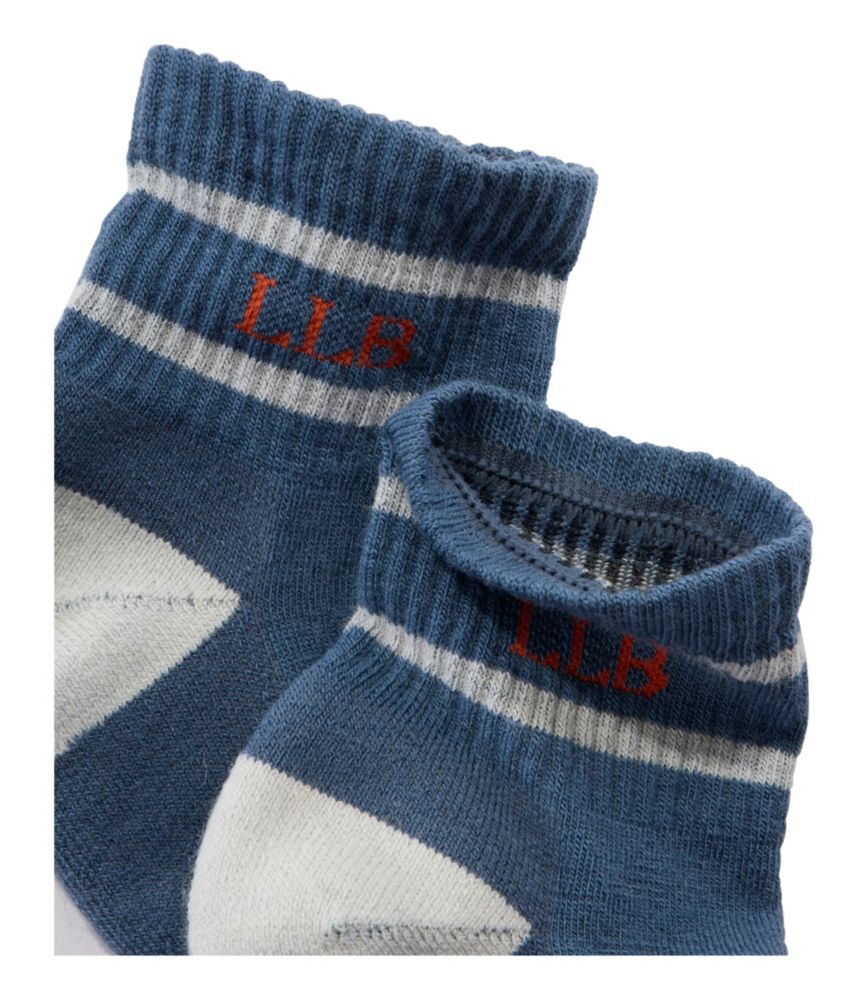 Adults' Katahdin Hiker Socks, 1/4 Crew Stripe