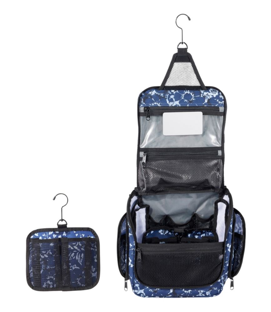 Personal Organizer Toiletry Bag, Medium, Print, Nautical Navy Patchwork, small image number 3