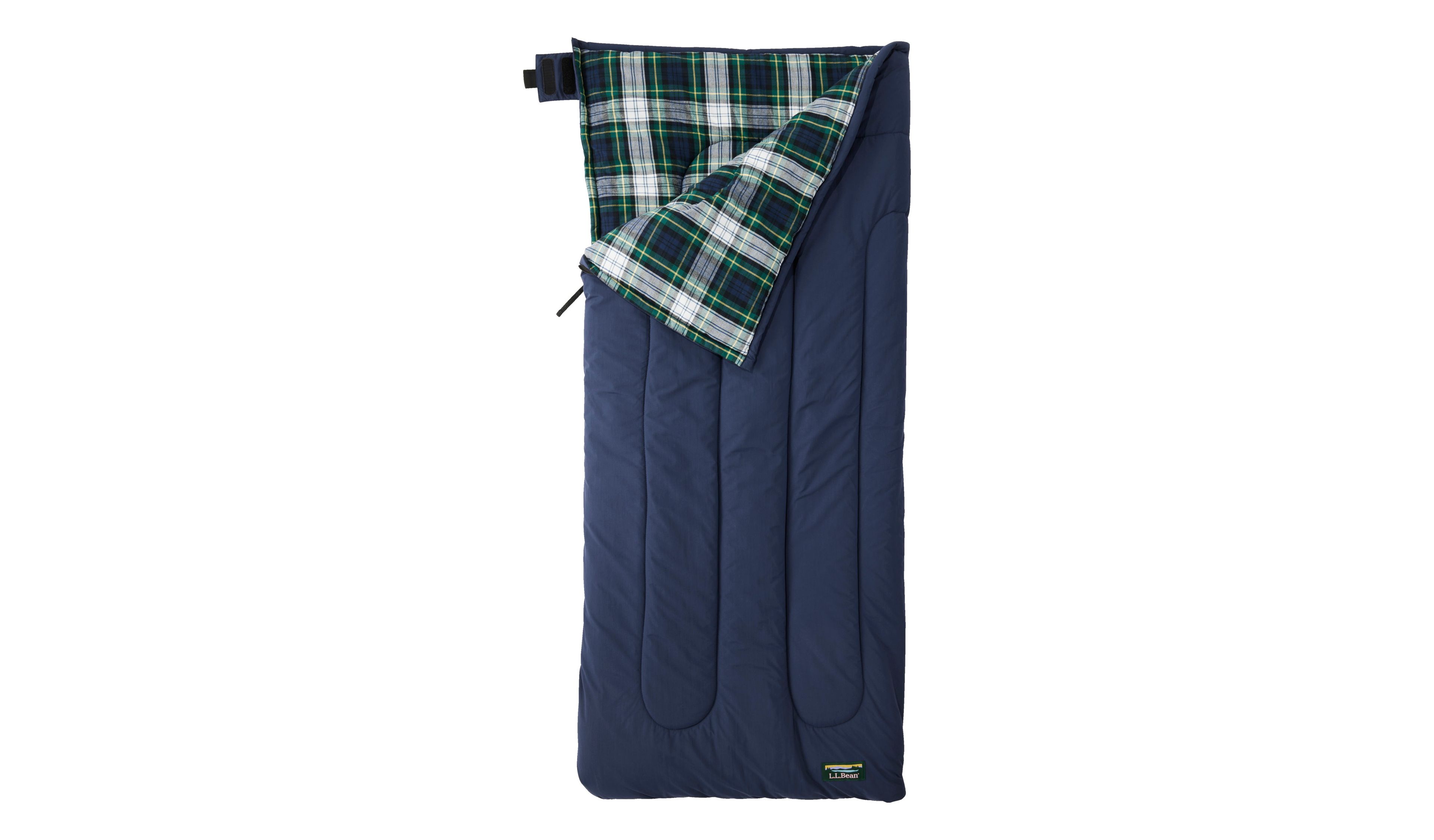 Kids' L.L.Bean Flannel Lined Camp Sleeping Bag, 40°