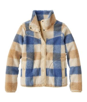 Women's Bean's Sherpa Fleece Jacket, Print