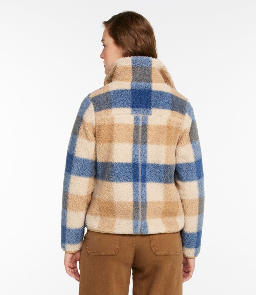 Women's Bean's Sherpa Fleece Jacket, Print