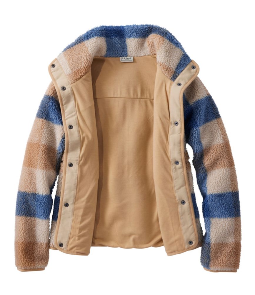 Women's Bean's Sherpa Fleece Jacket, Print