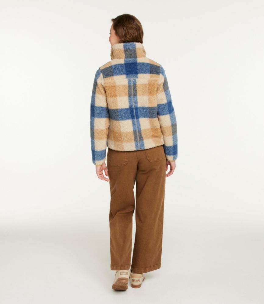 Women's Bean's Sherpa Fleece Jacket, Print