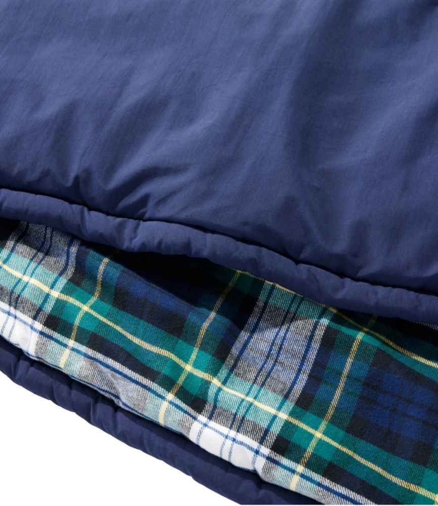 Adults' L.L.Bean Flannel Lined Camp Sleeping Bag, 20°, , small image number 3