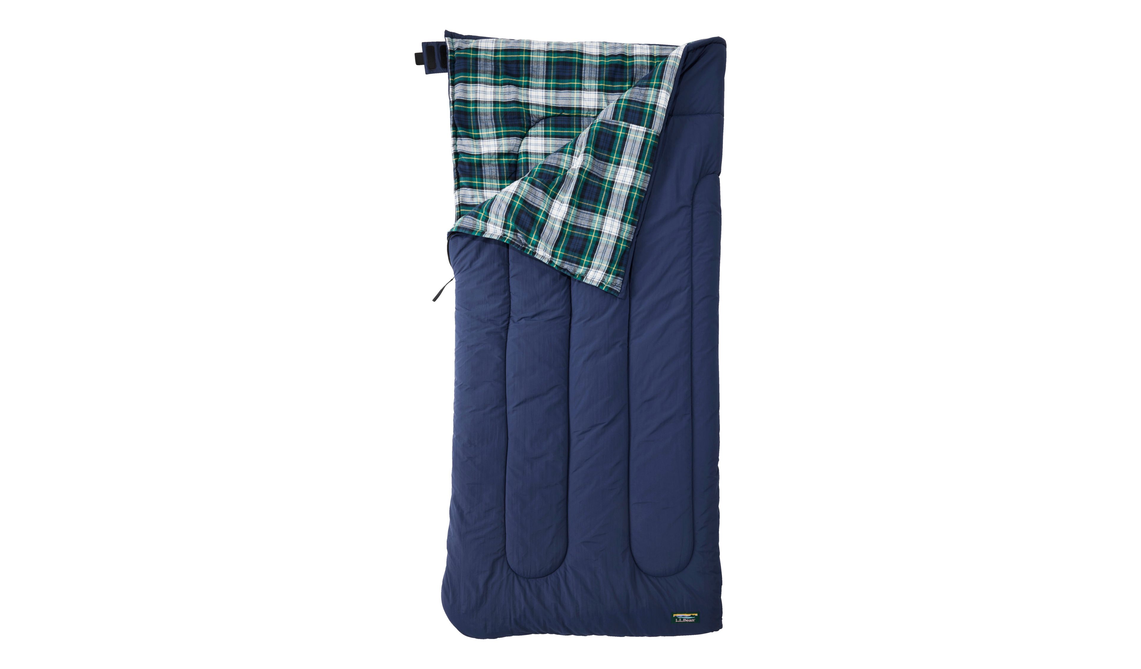 Adults' L.L.Bean Flannel Lined Camp Sleeping Bag, 20°