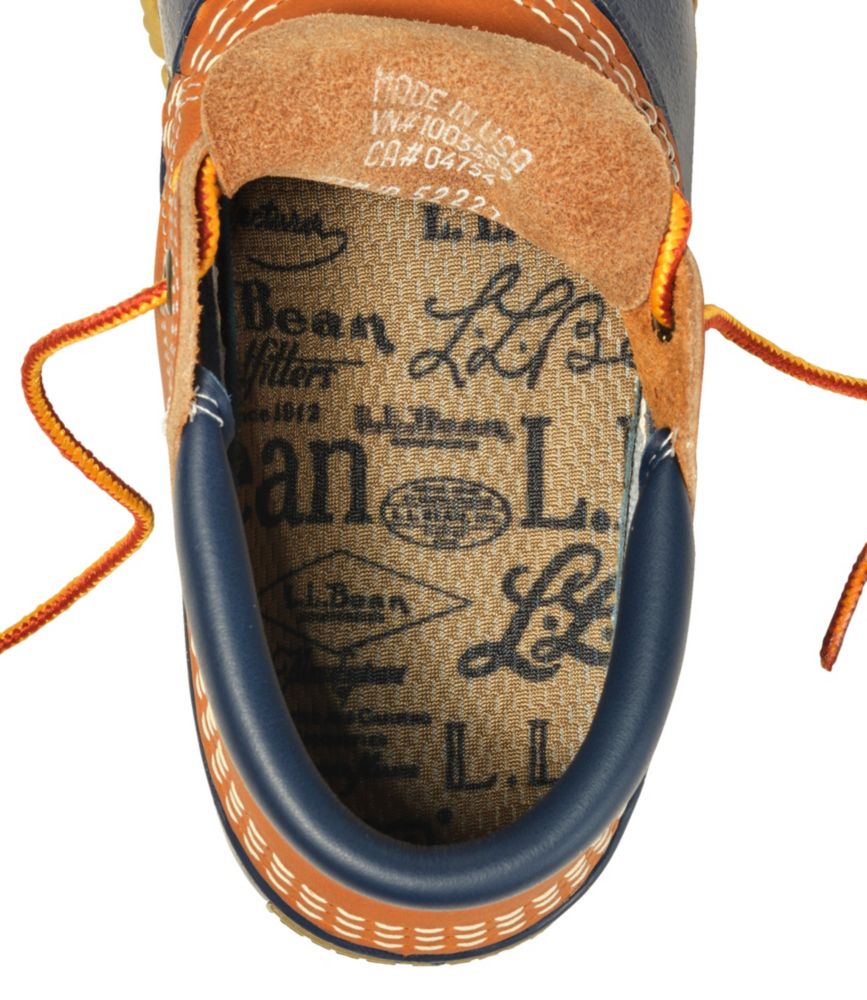 Women's Bean Boots, Gumshoes, Tan/Bright Navy/Gum, small image number 8