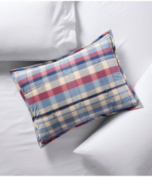 Ultrasoft Cotton Comforter Sham, Plaid