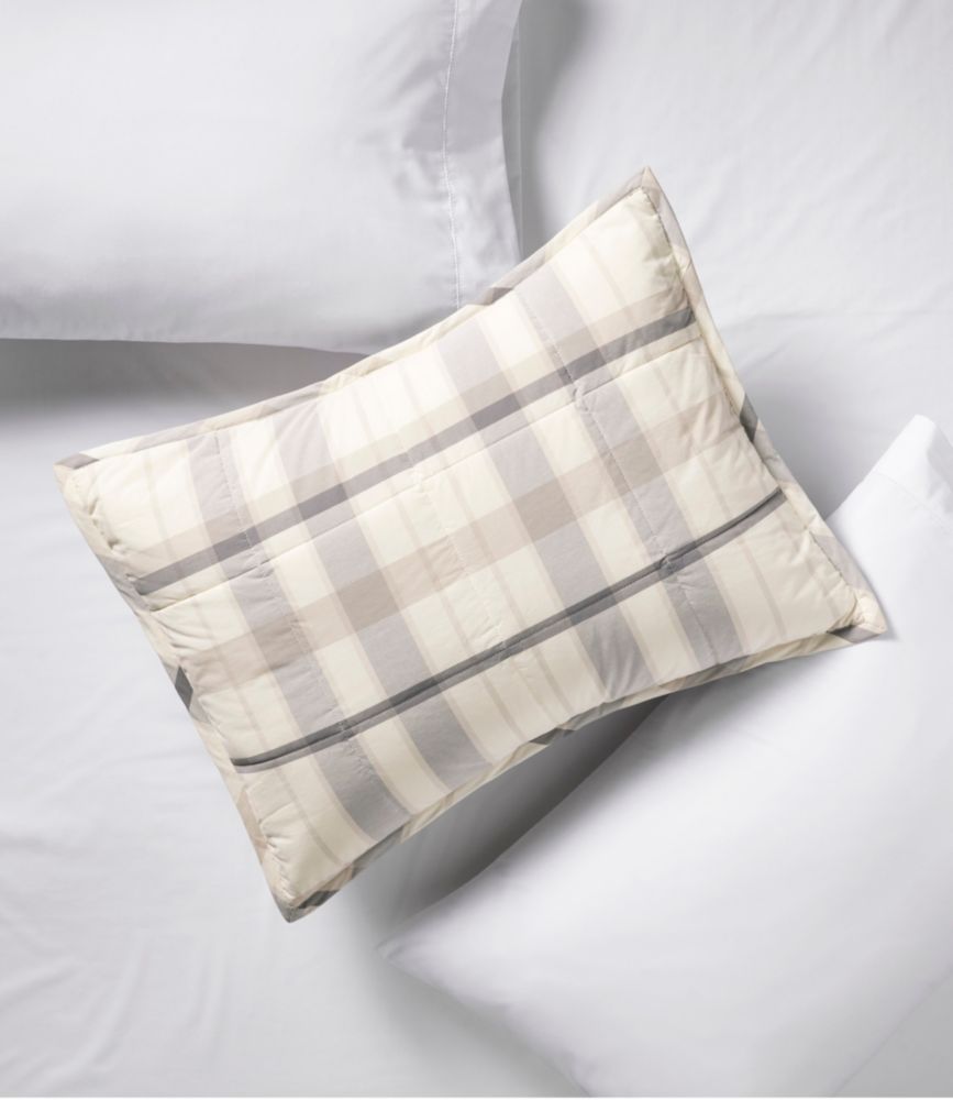 Ultrasoft Cotton Comforter Sham, Plaid