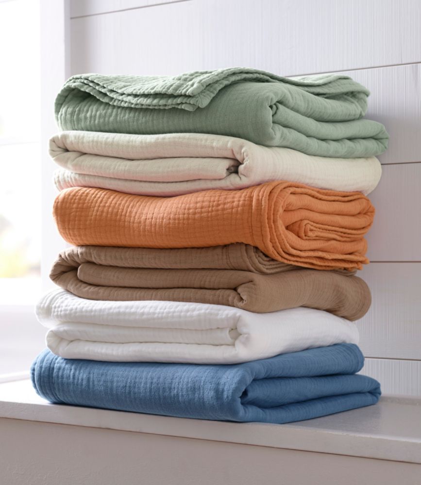 Lightweight Cotton Gauze Blanket