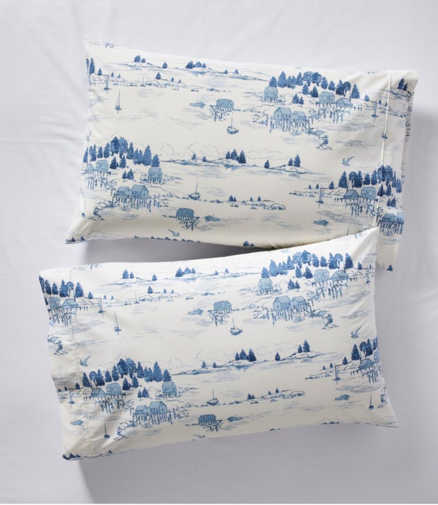 Coastal Landscape Percale Sheet Collection