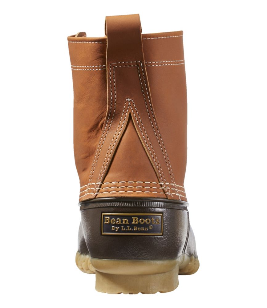 Men's 1912 Bean Boots, 8", Deepest Brown/Forest Shade/Tan Opaque, small image number 3