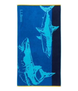 Seaside Beach Towel, Shark