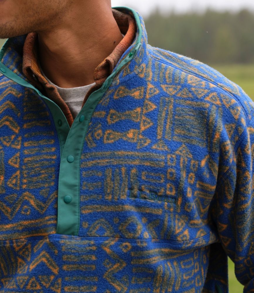 Adults' Bean's Classic Fleece Pullover, Print