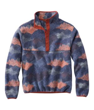 Adults' Bean's Classic Fleece Pullover, Print