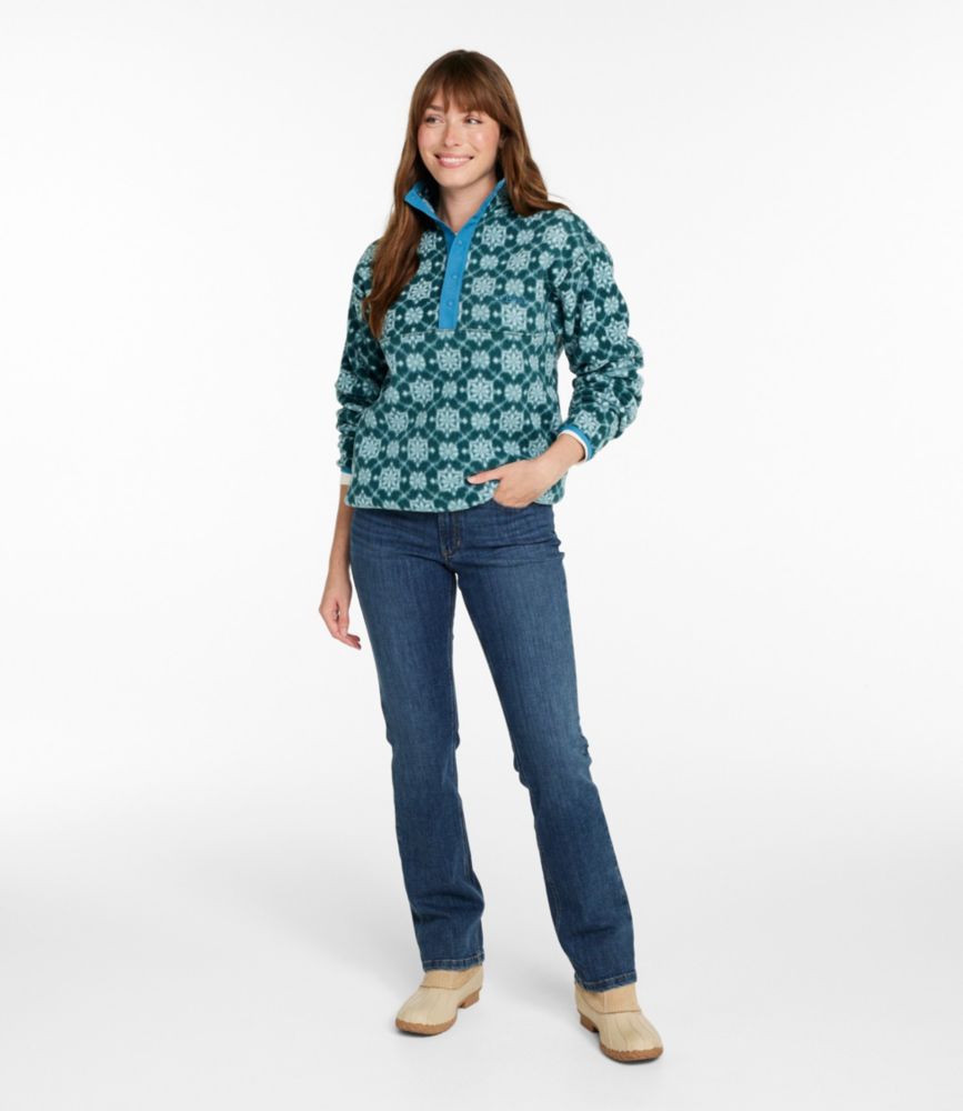 Adults' Bean's Classic Fleece Pullover, Print