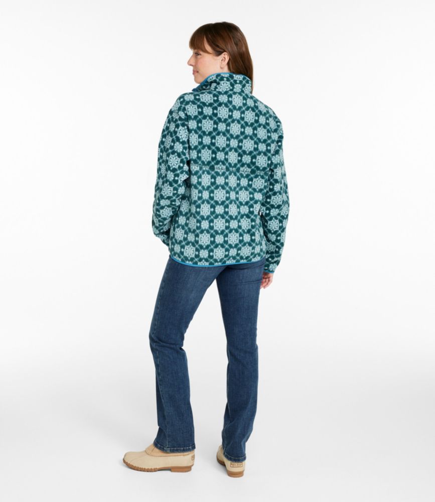 Adults' Bean's Classic Fleece Pullover, Print