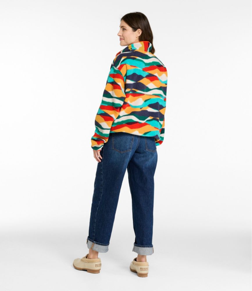 Adults' Bean's Classic Fleece Pullover, Print