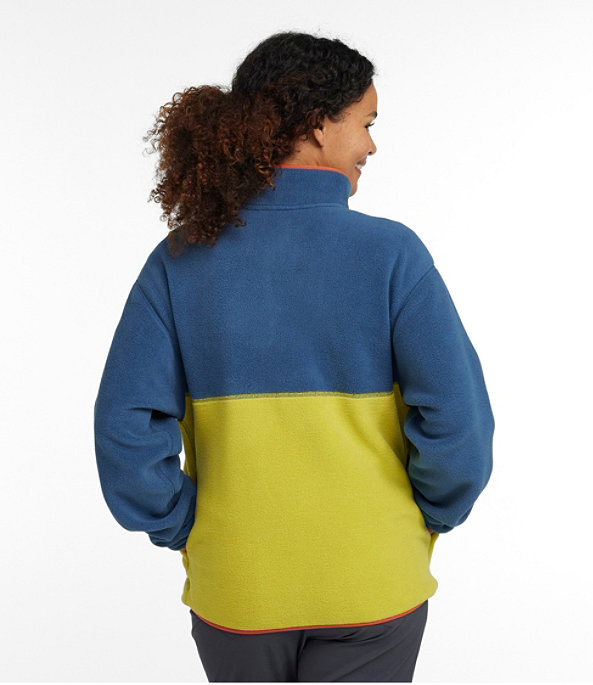 Unisex Classic Snap Fleece Pullover, Field Gold, largeimage number 2