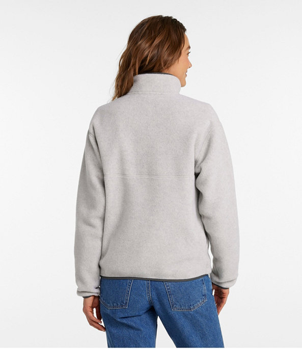 Unisex Classic Snap Fleece Pullover, Night, large image number 2