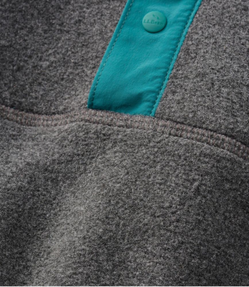 Adults' Bean's Classic Fleece Pullover, Charcoal Heather, small image number 6