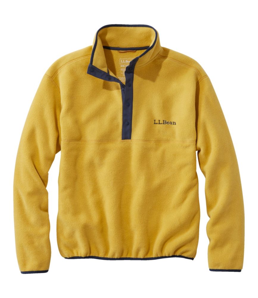 Adults' Bean's Classic Fleece Pullover, Field Gold, small image number 1