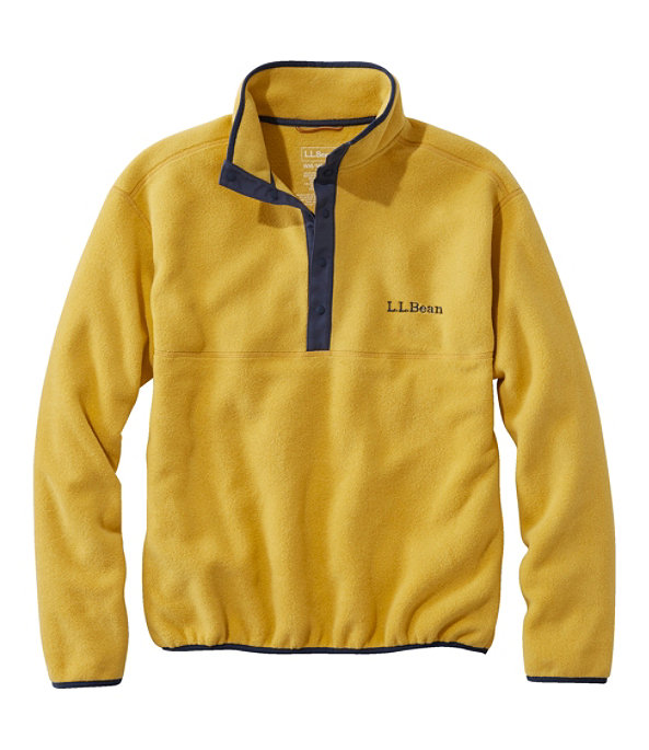 Unisex Classic Snap Fleece Pullover, Field Gold, large image number 0