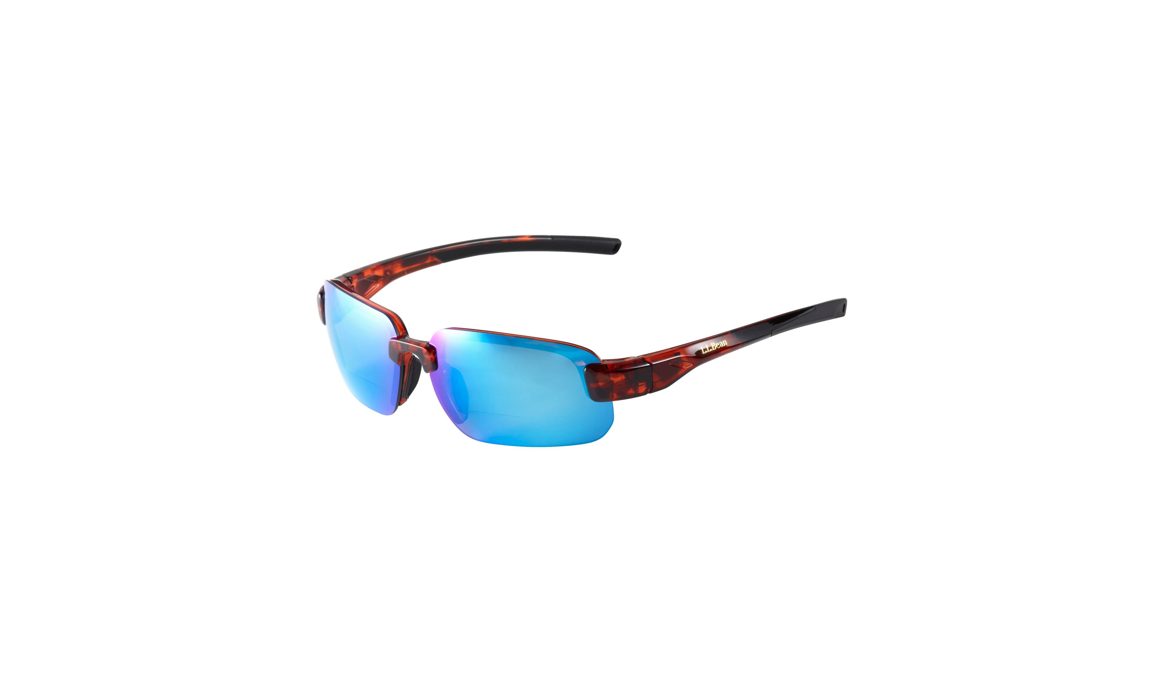 Adults' L.L.Bean Polarized Performance BiFocal Rimless Mirror Sunglasses