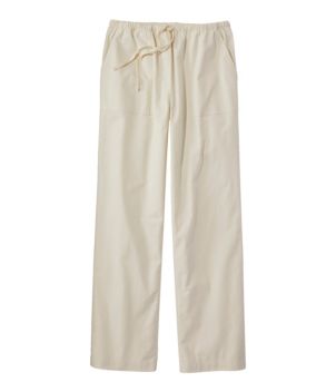 Women's Sunwashed Canvas Pants, High-Rise Straight-Leg