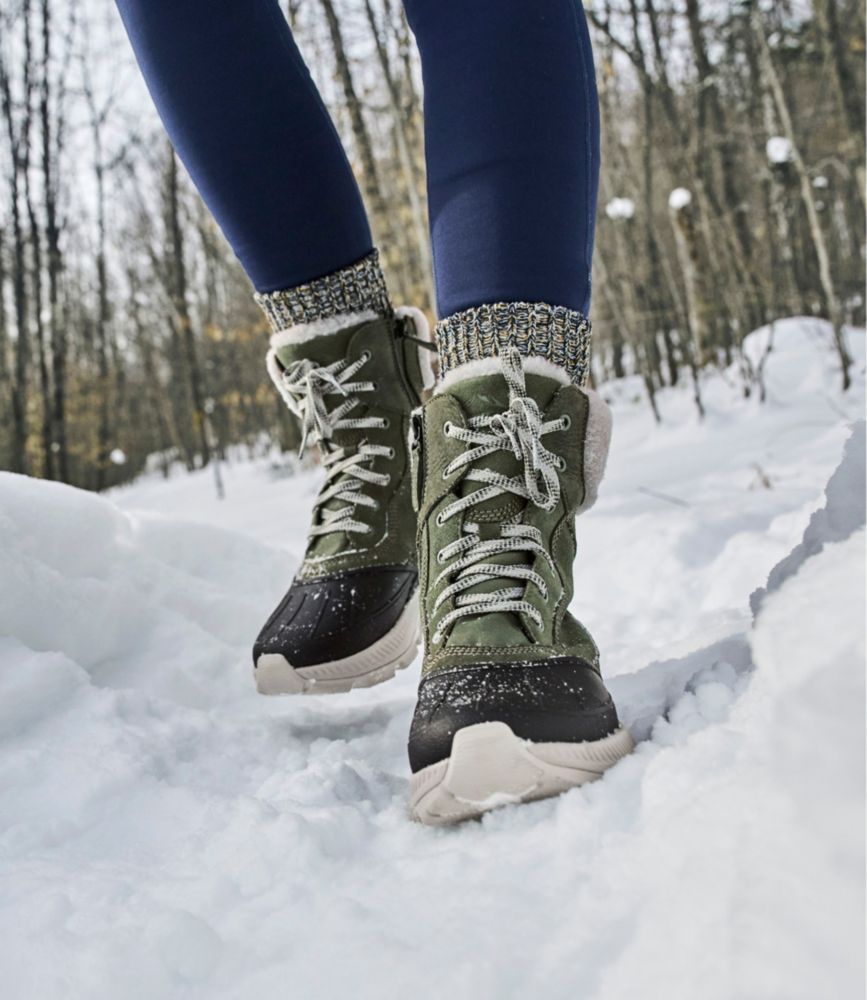Women's Storm Chaser 6 Lace-Up Boots, Waterproof Insulated, American Khaki Nubuck, small image number 8