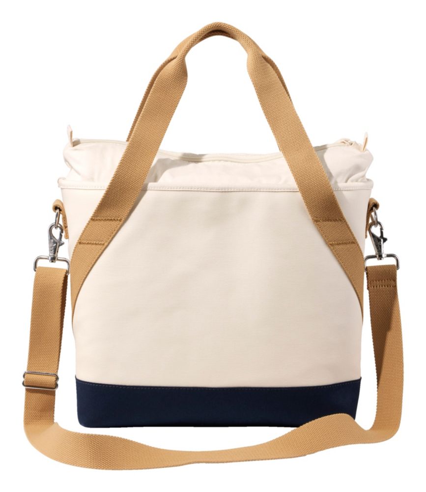 Nor'easter Insulated Tote, Medium, Classic Navy/Cream/Canyon Khaki, small image number 2