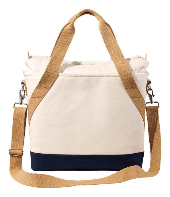 Nor'easter Insulated Tote, Medium, Classic Navy/Cream/Canyon Khaki, large image number 1