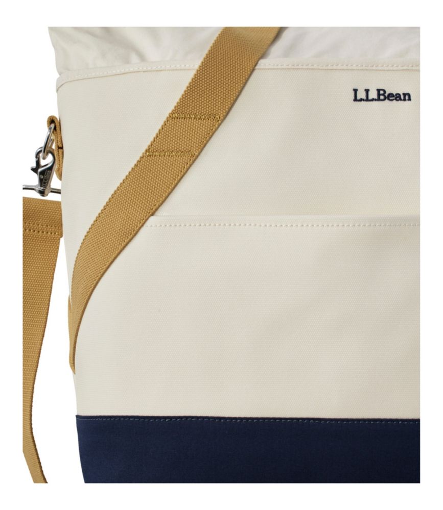 Nor'easter Insulated Tote, Large, Classic Navy/Cream/Canyon Khaki, small image number 5