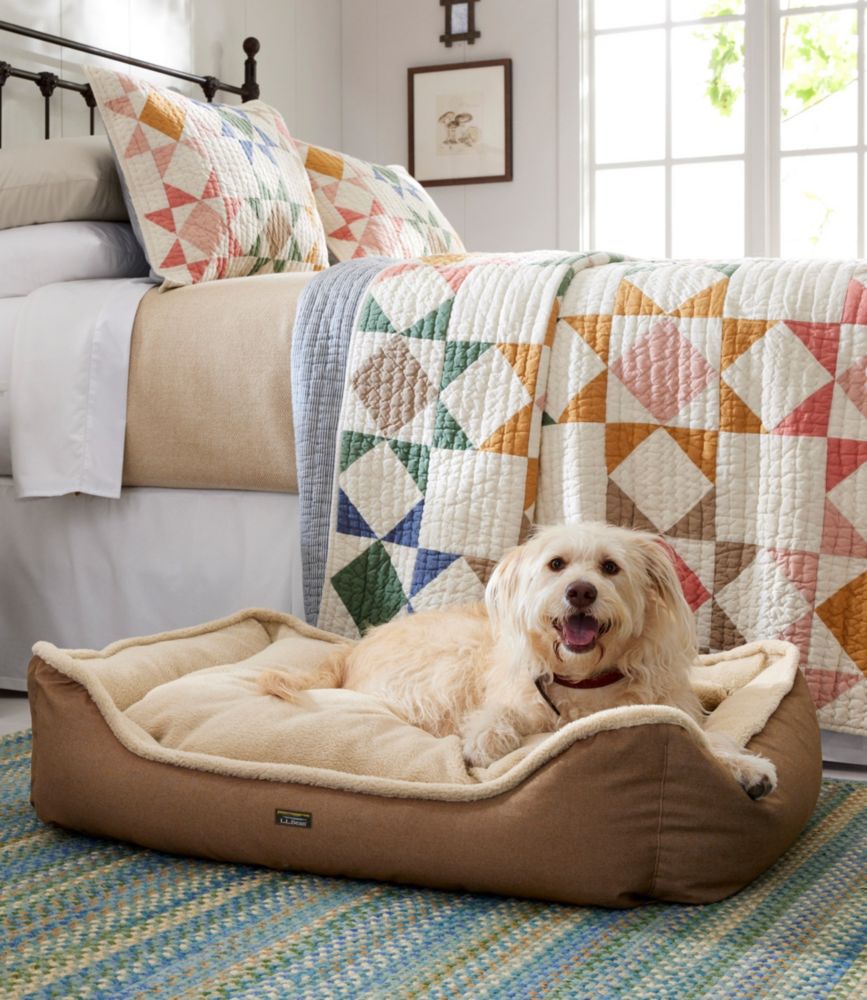 Premium Cuddler Dog Bed, Burlap, small image number 5