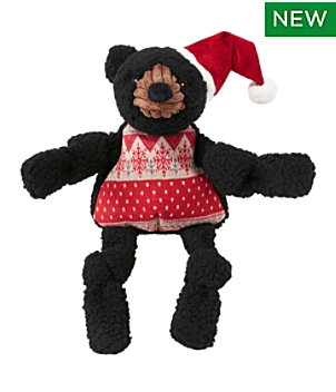 Holiday Knottie Dog Toy, Nordic Bear