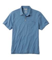 Ll bean blue striped polo hotsell