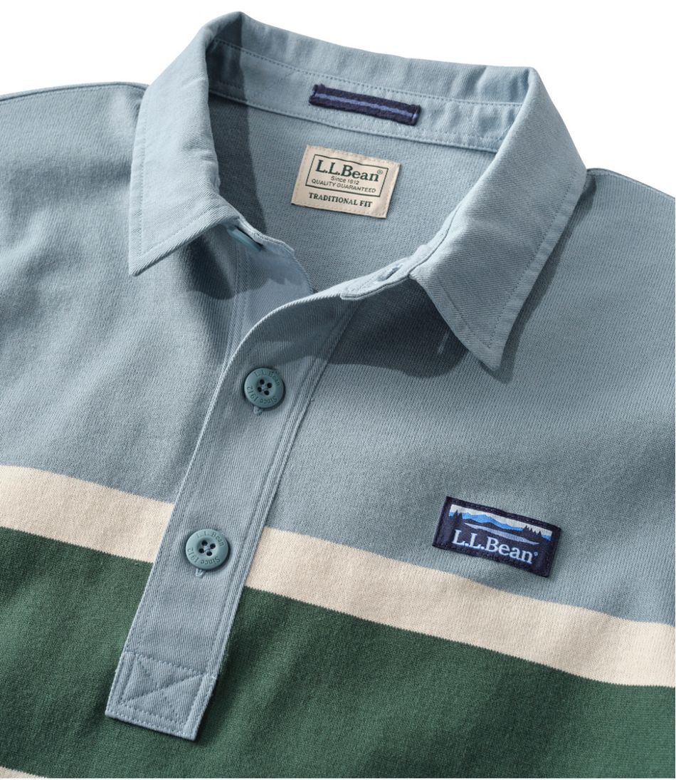 Men's Bean's Vintage Soft Rugby, Chest Stripe | Polo Shirts Men's Bean's Vintage Soft Rugby, Chest Stripe | Polo Shirts