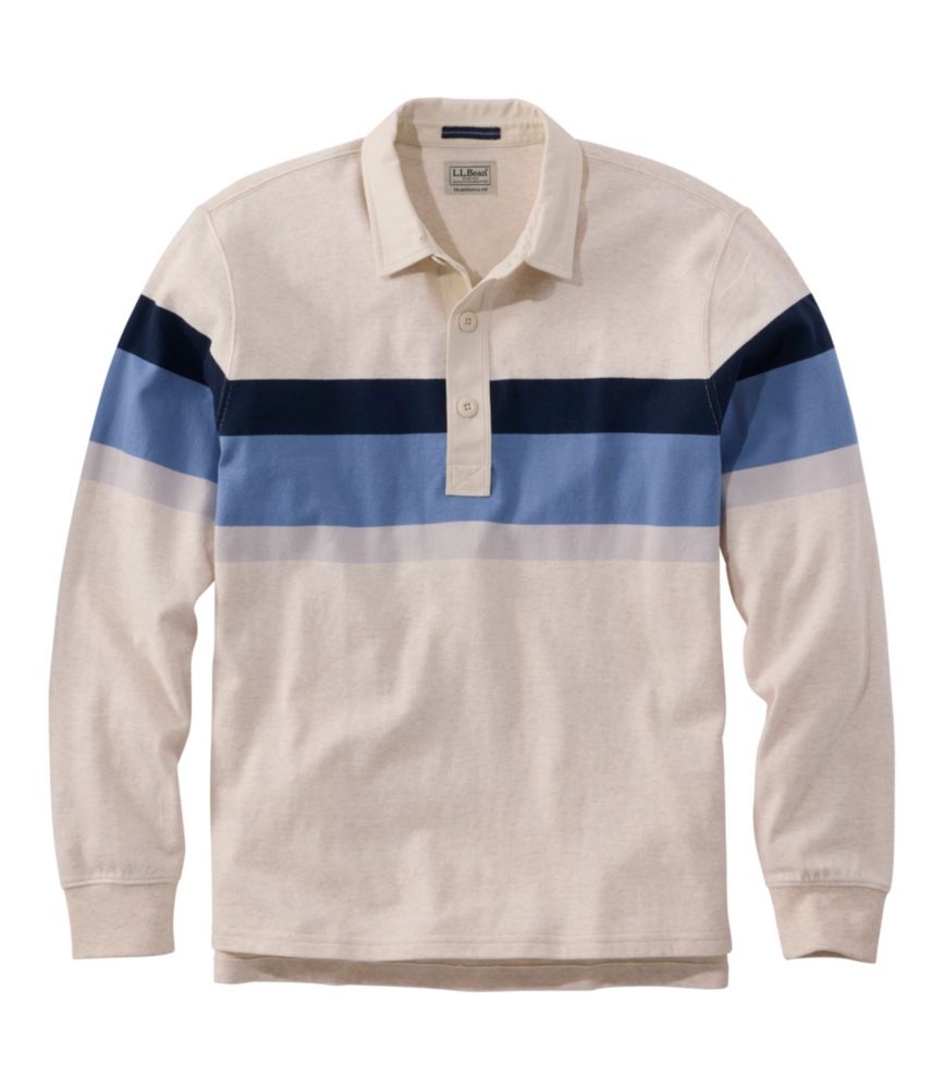 Men's Bean's Vintage Soft Rugby, Chest Stripe