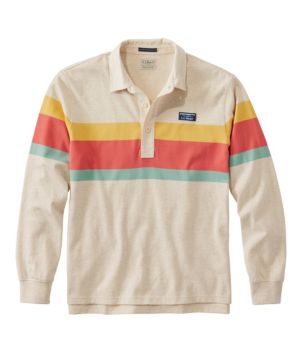 Men's Bean's Vintage Soft Rugby, Chest Stripe