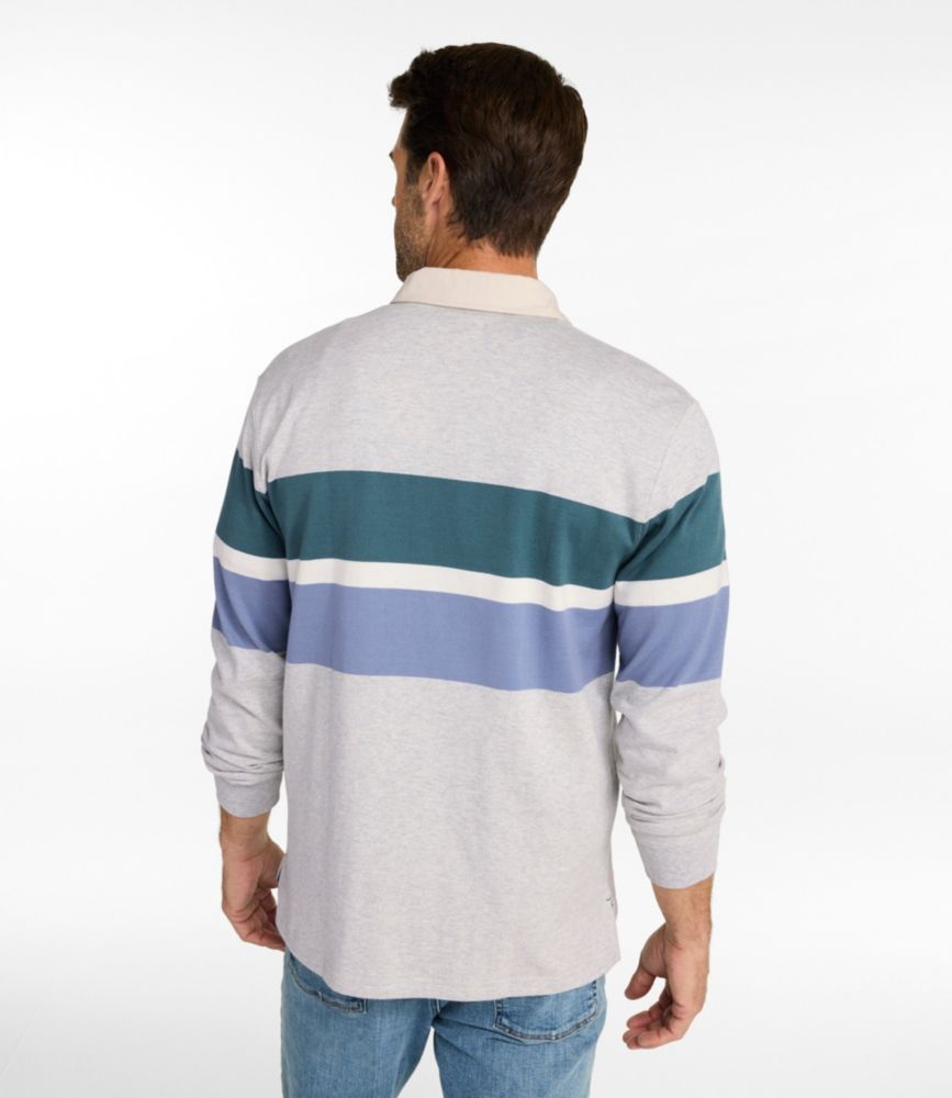 Men's Bean's Vintage Soft Rugby, Chest Stripe | Polo Shirts at L.L.Bean