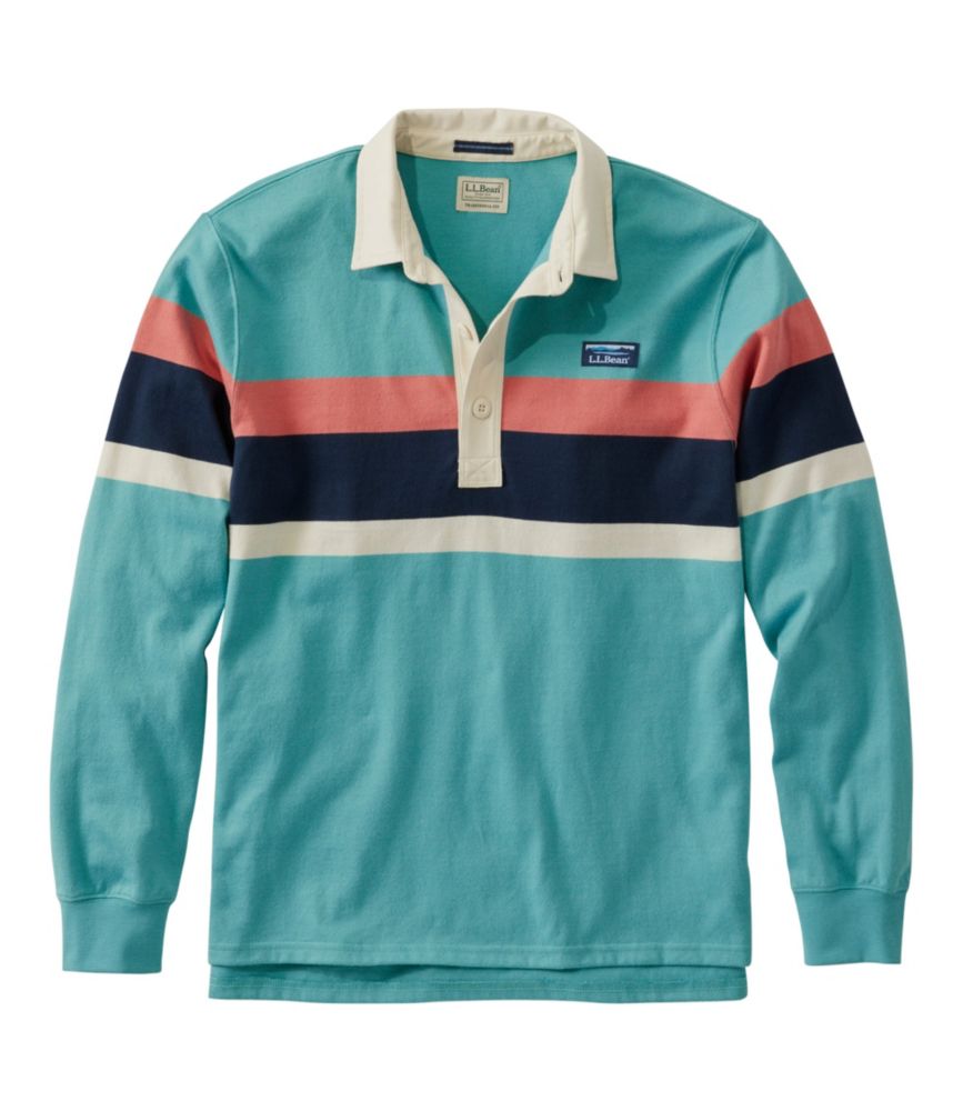 Men's Bean's Vintage Soft Rugby, Chest Stripe