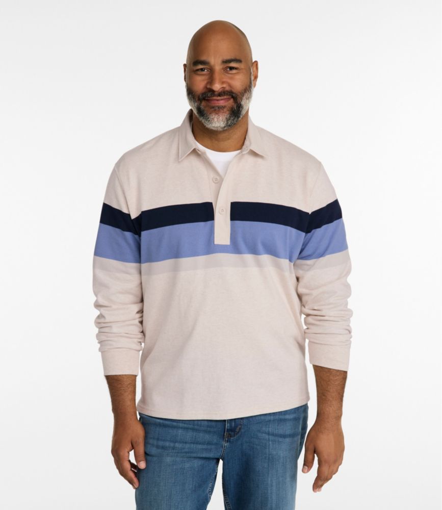 Men's Bean's Vintage Soft Rugby, Chest Stripe