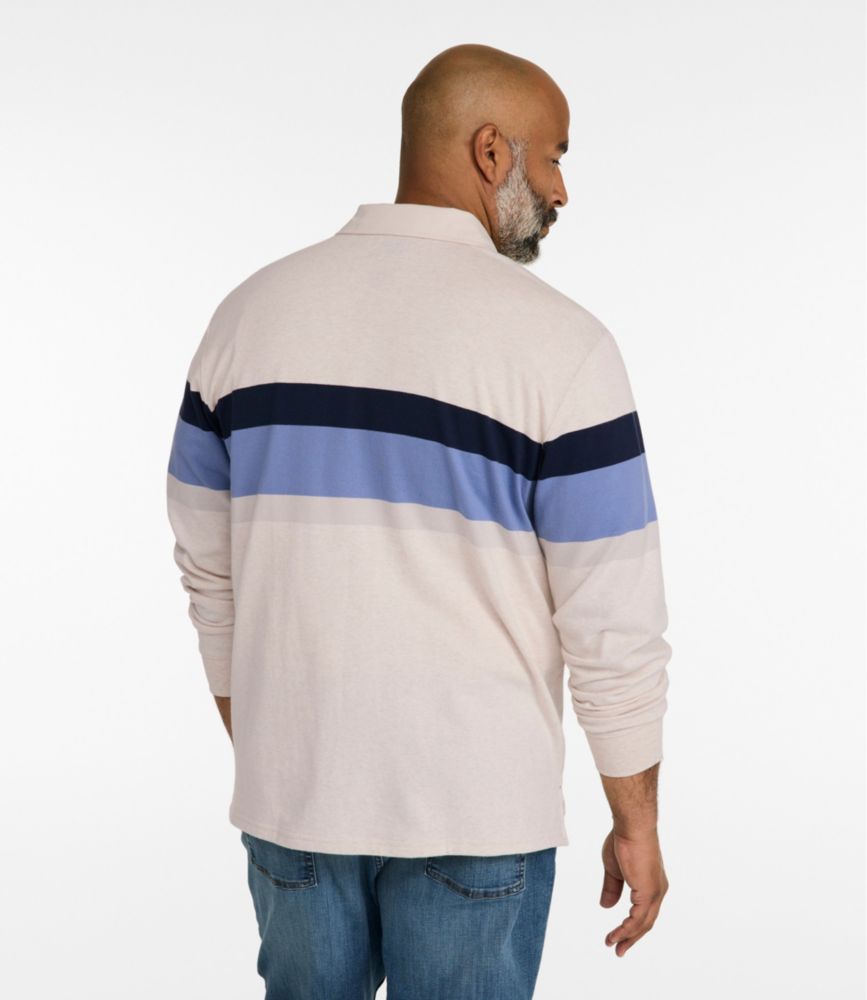 Men's Bean's Vintage Soft Rugby, Chest Stripe