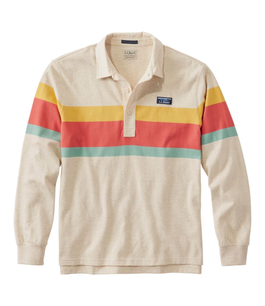 Men's Bean's Vintage Soft Rugby, Chest Stripe